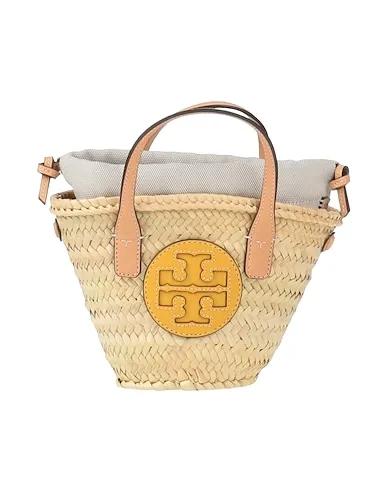 Beige Canvas Handbag