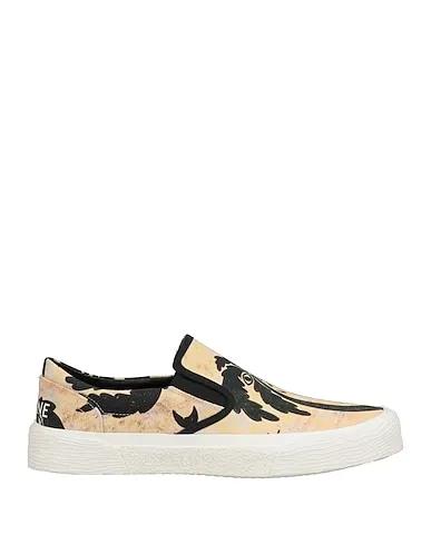 Beige Canvas Sneakers