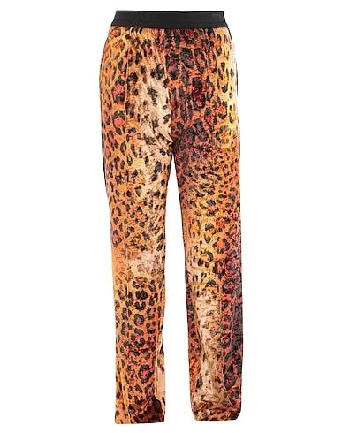 Beige Chenille Casual pants