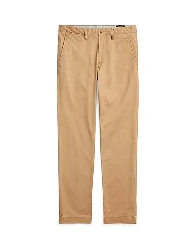 Beige Cotton twill Casual pants STRETCH SLIM FIT CHINO PANT
