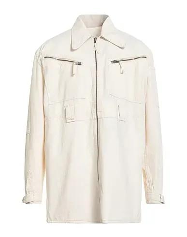 Beige Cotton twill Jacket