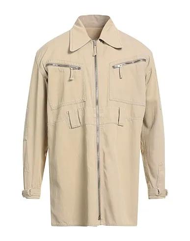 Beige Cotton twill Jacket