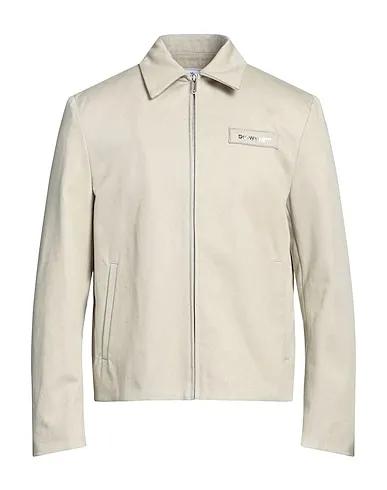 Beige Cotton twill Jacket