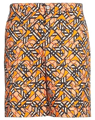 Beige Cotton twill Shorts & Bermuda