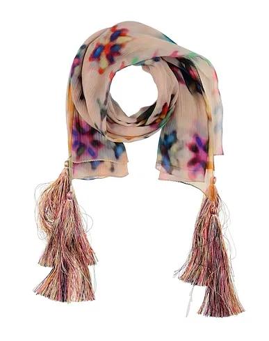 Beige Crêpe Scarves and foulards