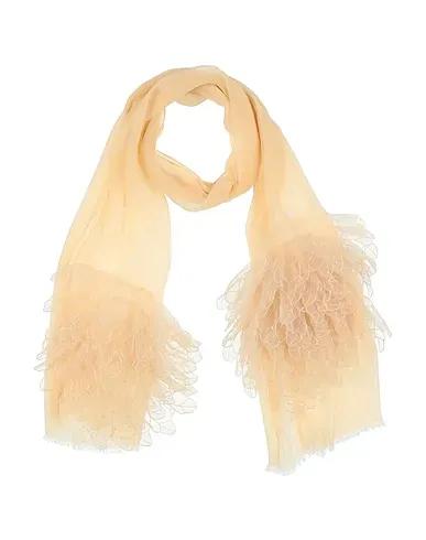 Beige Crêpe Scarves and foulards