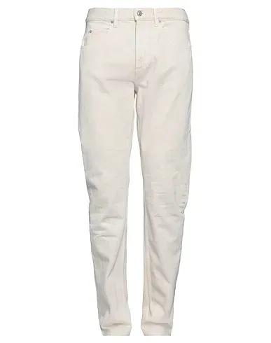 Beige Denim Denim pants