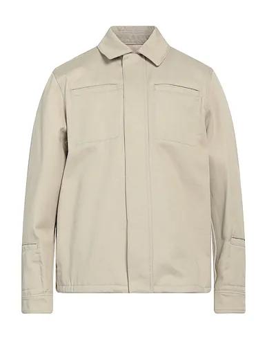 Beige Denim Solid color shirt