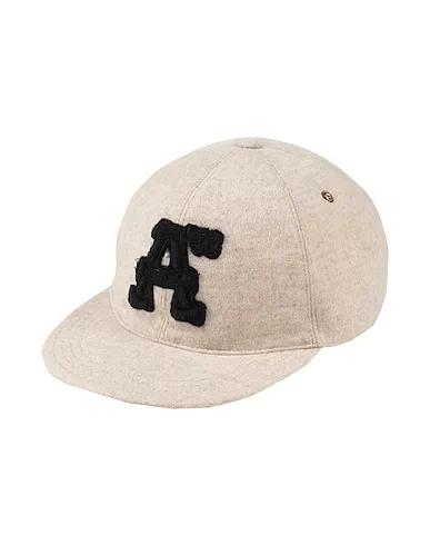 Beige Flannel Hat