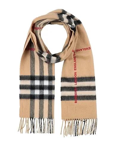 Beige Flannel Scarves and foulards
