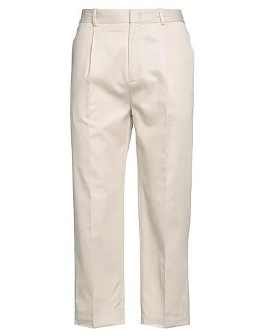 Beige Gabardine Casual pants
