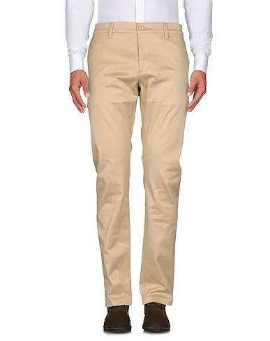Beige Gabardine Casual pants
