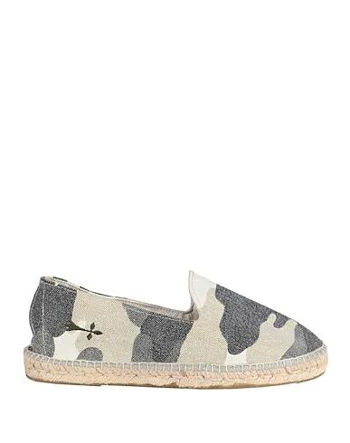 Beige Gabardine Espadrilles