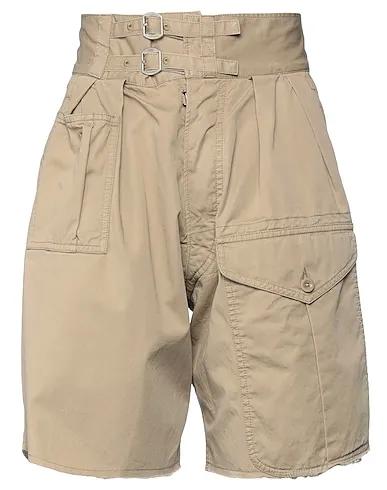 Beige Gabardine Shorts & Bermuda