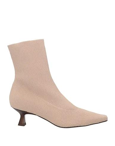 Beige Jersey Ankle boot