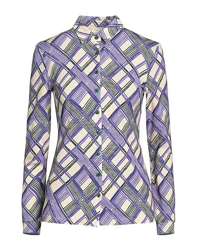 Beige Jersey Patterned shirts & blouses