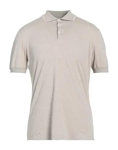 Beige Jersey Polo shirt