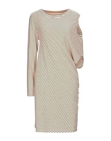 Beige Jersey Short dress