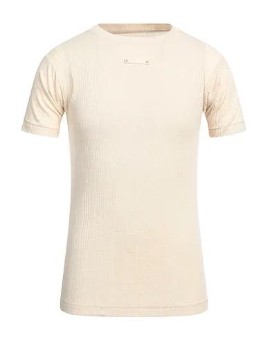 Beige Jersey T-shirt
