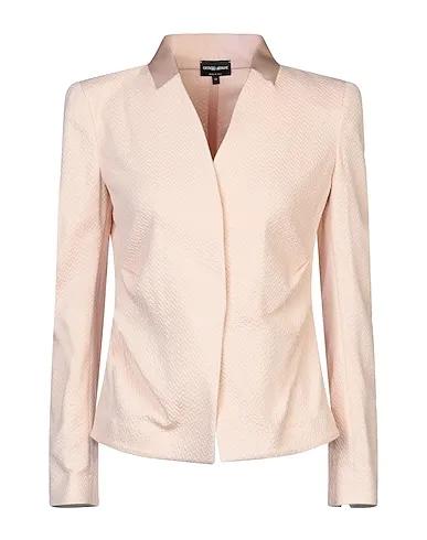 Beige Knitted Blazer