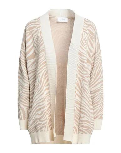 Beige Knitted Cardigan