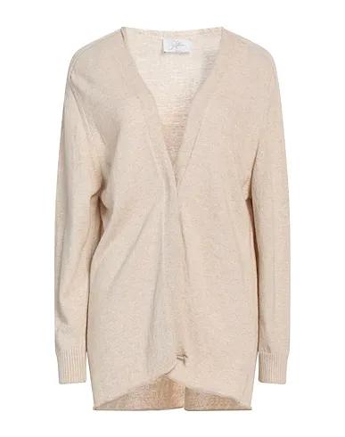 Beige Knitted Cardigan