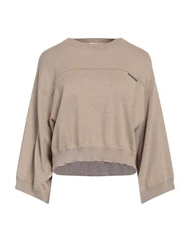 Beige Knitted Cashmere blend