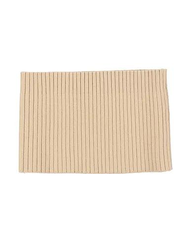 Beige Knitted Scarves and foulards