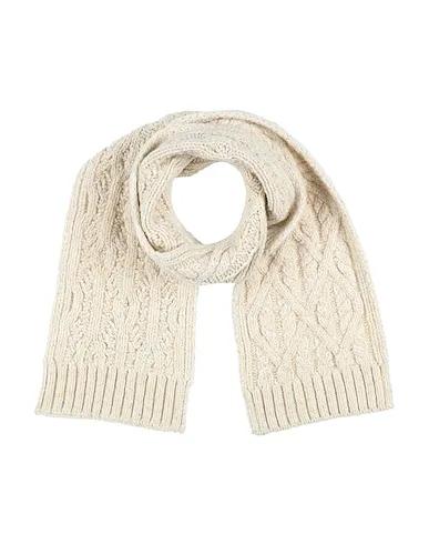 Beige Knitted Scarves and foulards