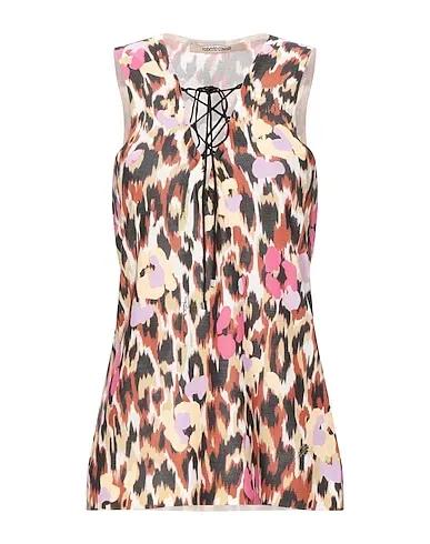 Beige Knitted Silk top