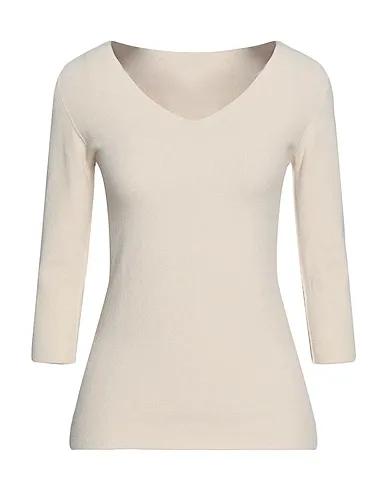 Beige Knitted Sweater