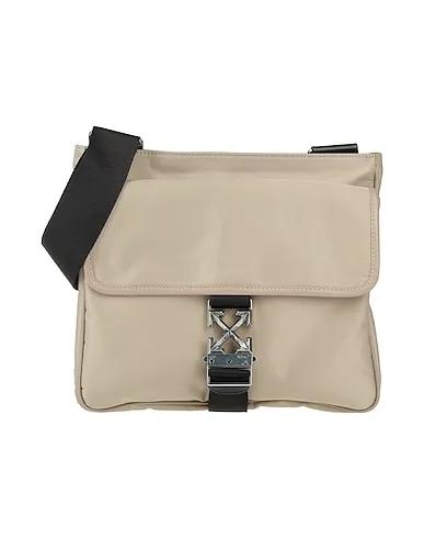 Beige Leather Cross-body bags