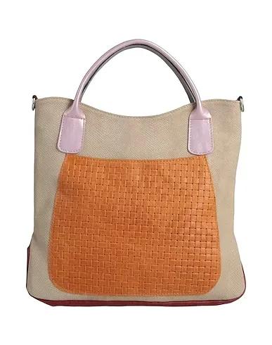 Beige Leather Handbag