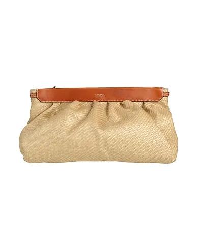 Beige Leather Handbag