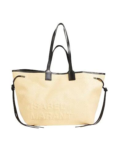 Beige Leather Handbag