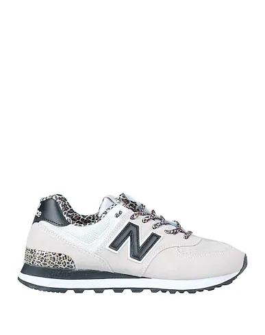 Beige Leather Sneakers 574