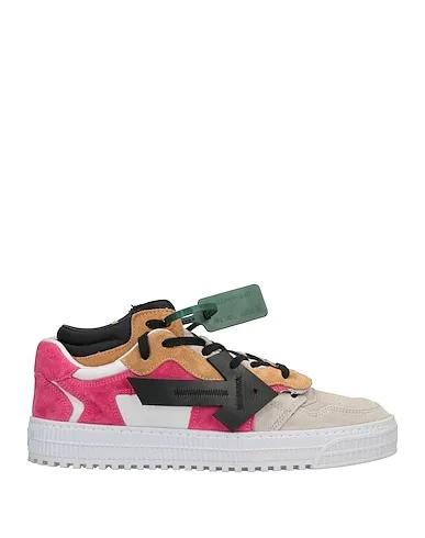 Beige Leather Sneakers