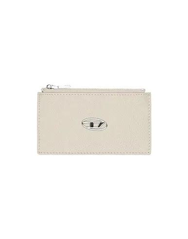 Beige Leather Wallet