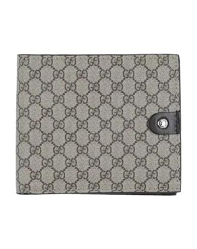 Beige Leather Wallet