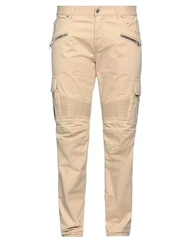 Beige Plain weave Cargo