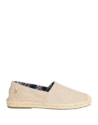 Beige Plain weave Espadrilles
