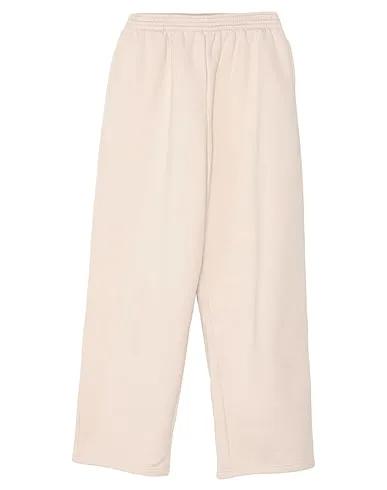 Beige Sweatshirt Casual pants