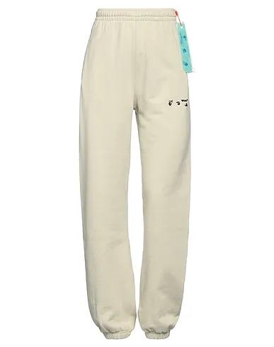 Beige Sweatshirt Casual pants