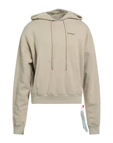 Beige Sweatshirt Hooded sweatshirt