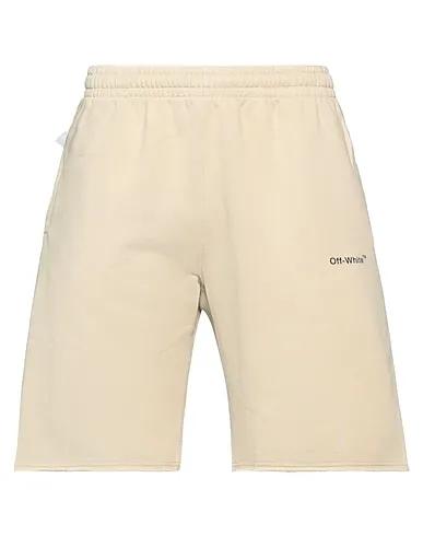 Beige Sweatshirt Shorts & Bermuda