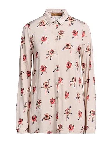 Beige Synthetic fabric Floral shirts & blouses