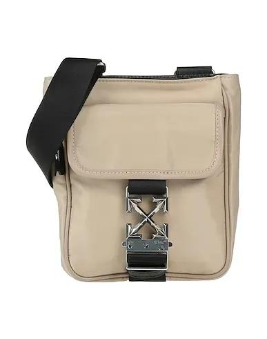Beige Techno fabric Cross-body bags
