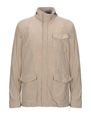 Beige Techno fabric Full-length jacket