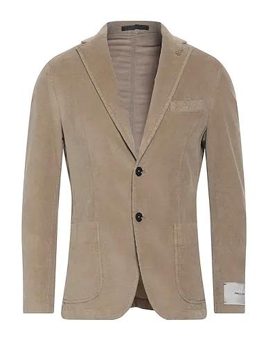 Beige Velvet Blazer