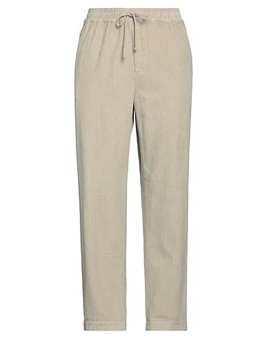 Beige Velvet Casual pants